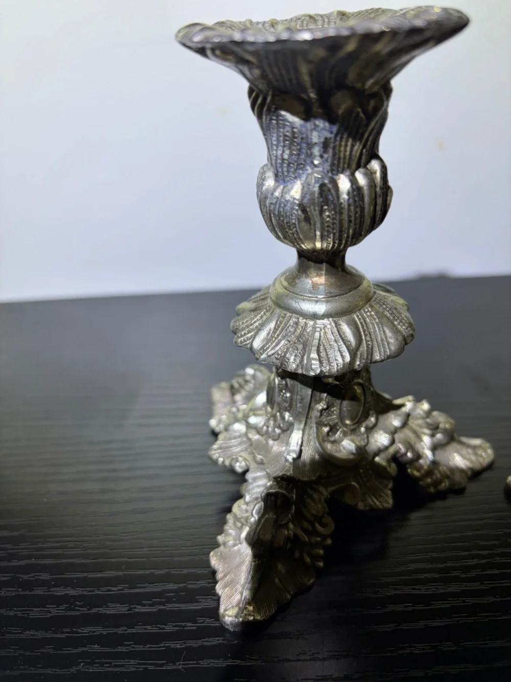 vintage silver plated candle sticks